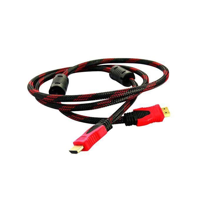 10m HDMI Cable for Laptops - Red and Black