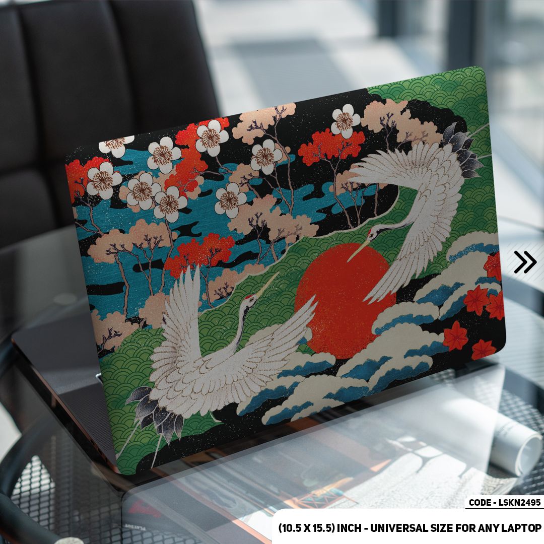 LSKN2495 - Hand Painting Art Laptop Skin Decal Sticker For Any Kind of Laptop Waterproof Removable Laptop Sticker (10.5X15.5) - Handy Commodity