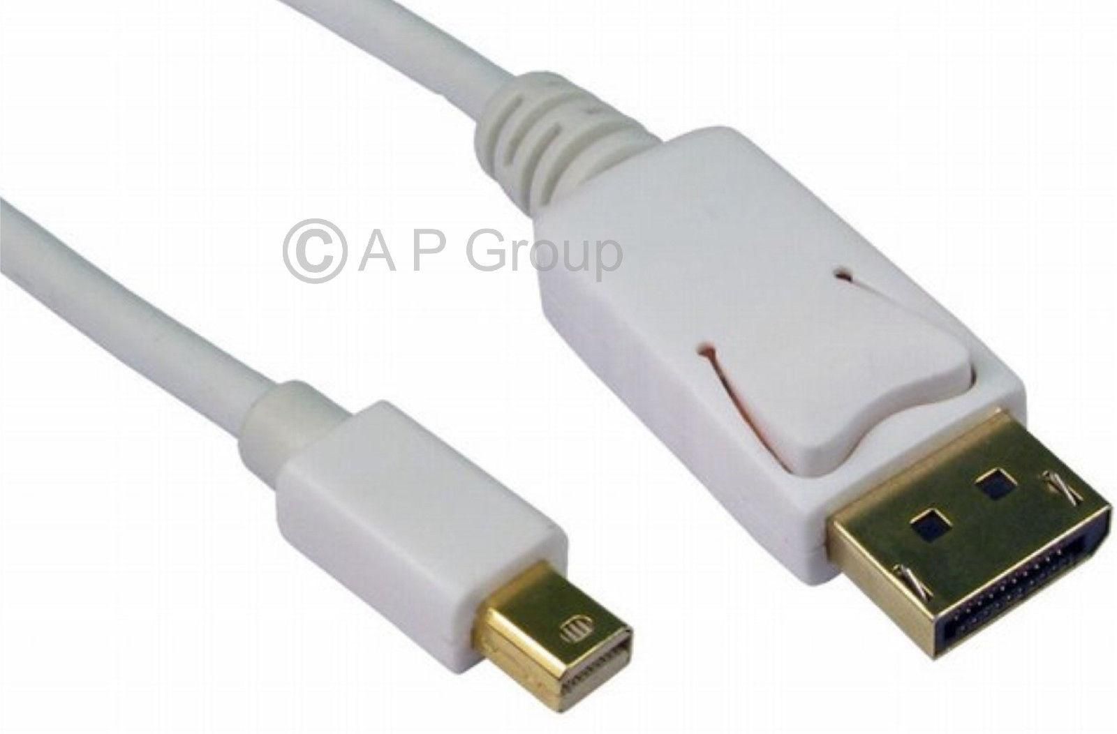 Male to Male For Thunderbolt Mini Display Port DP to DisplayPort DP 1.5m Cable