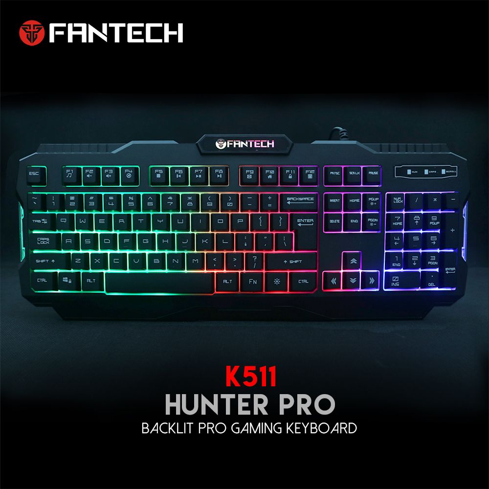 FANTECH K511 HUNTER GAMING OPTIMIZES KEYBOARD