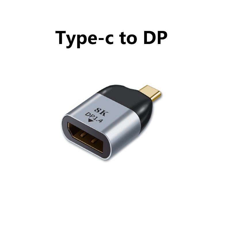 USB 3.1 Type C to HDMI/DP/VGA/mini DP/RJ45 Adapter HD Video Converter Projection 4K/8k @ 60Hz USB C for Samsung Huawei MacBook type-c to DP