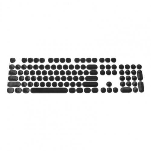 104Pcs Universal Wear-resistant Round-shape Keycaps Mechanical Keyboard Replacement Key Covers Cross shaft keycap