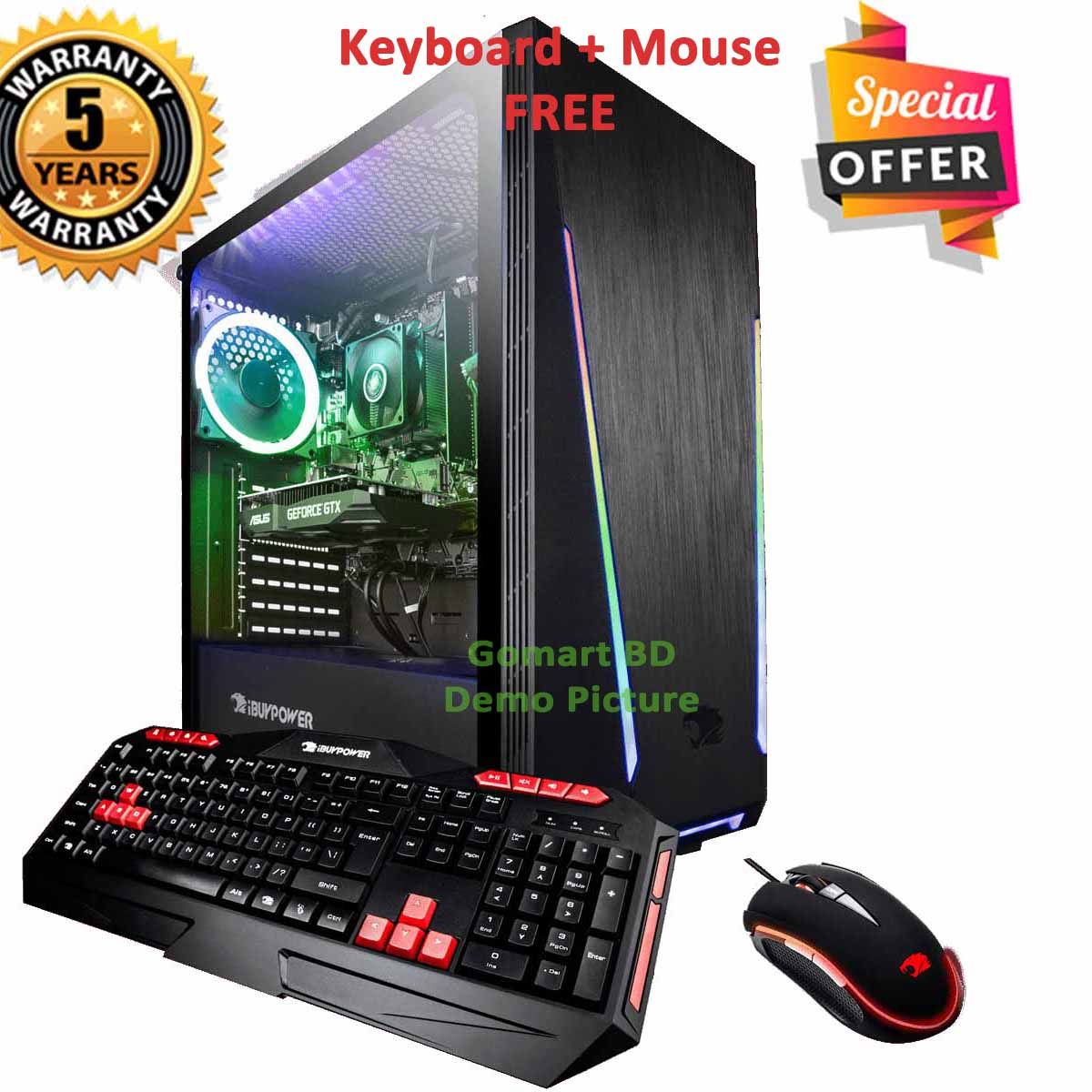 Intel® Dual Core RAM 4GB HDD 1000GB (1TB) Graphics Built in PC Windows 10 64 Bit NEW Desktop Computer 2021