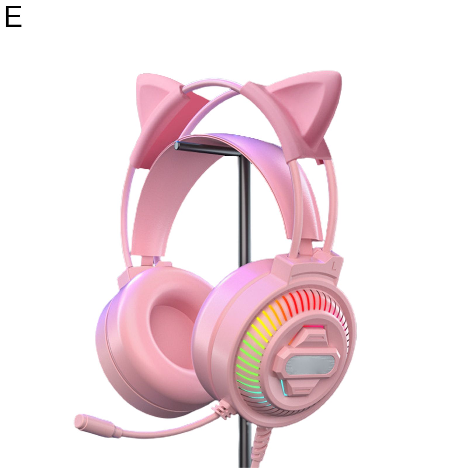 Wired adphone Luminous 3.5mm USB HiFi Stereo Gaming adset
