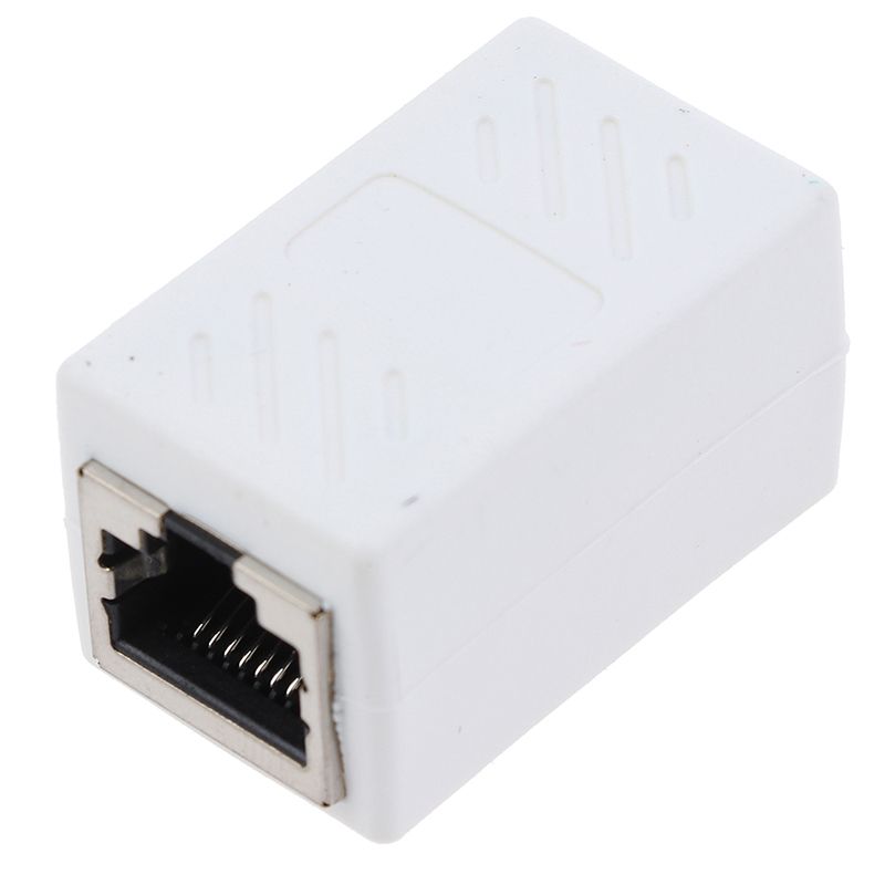 1Pc RJ45 Connector Adapter Cat7/6/5E 8P8C Network Extension for Ethernet Cable