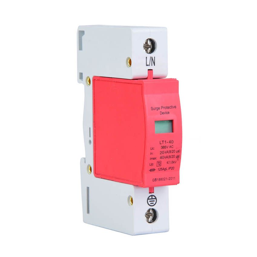 House Surge Protector 1P 40/65/80KA ~385VAC Low-voltage Arrester Device