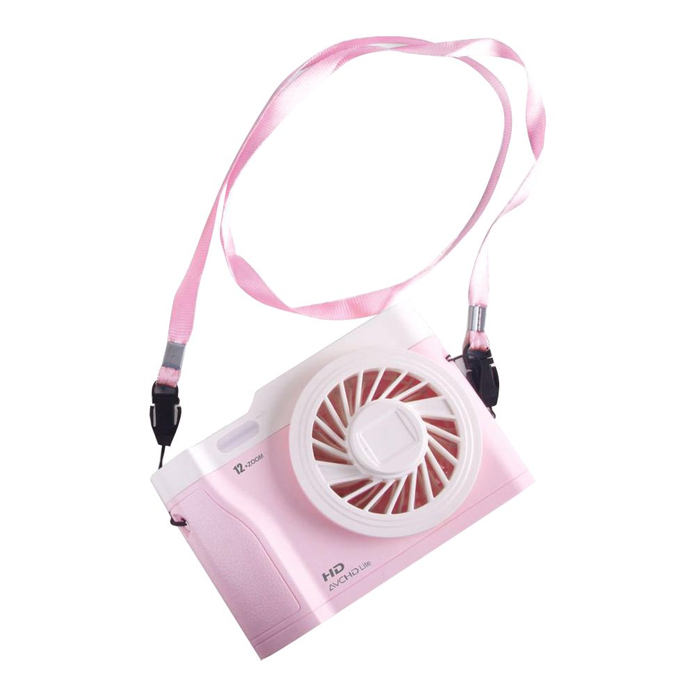 Mini Hanging Neck Rechargeable LED Air Cooler Cooling Fan