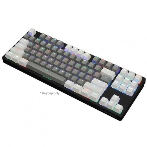 87Pcs/Set PBT Color Matching Light-proof Mechanical Keyboard Keycaps Replacement Suitable for mechanical keyboard Touches Well