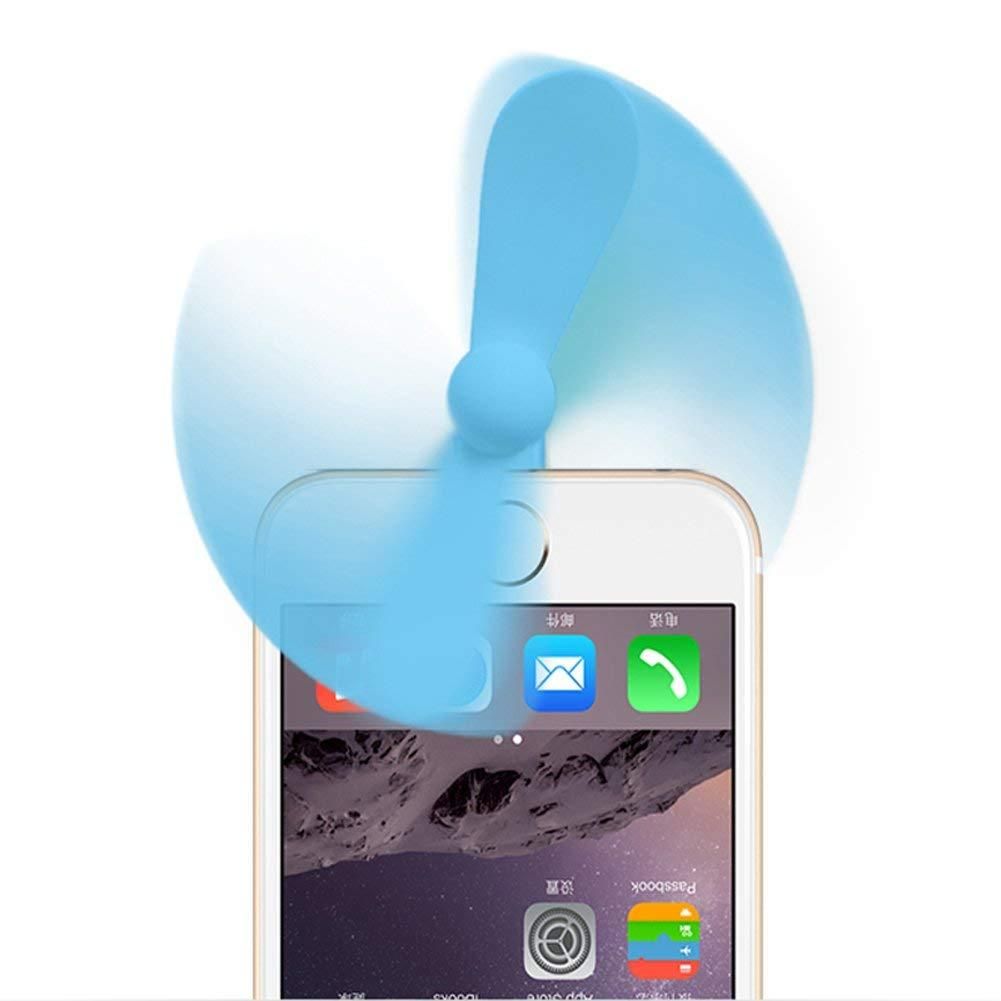 Portable USB Mini Fan for Smart Phone – Blue