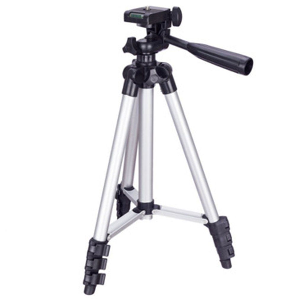 Projector Tripod Holder Bracket Stand Floor Stand Tripod + Mobile Phone Clip + Aluminum Alloy Mobile Phone Tripod Silver