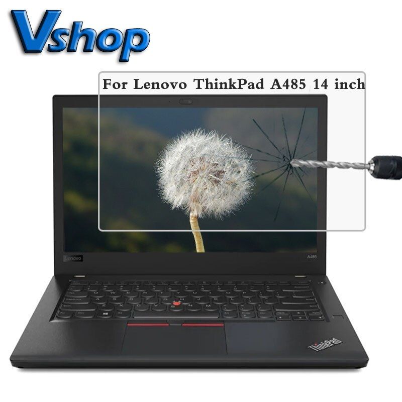 14 inch 0.4mm 9H Surface Hardness Full Screen Tempered Glass Film for Lenovo ThinkPad A485 Laptop Screen Protector Film