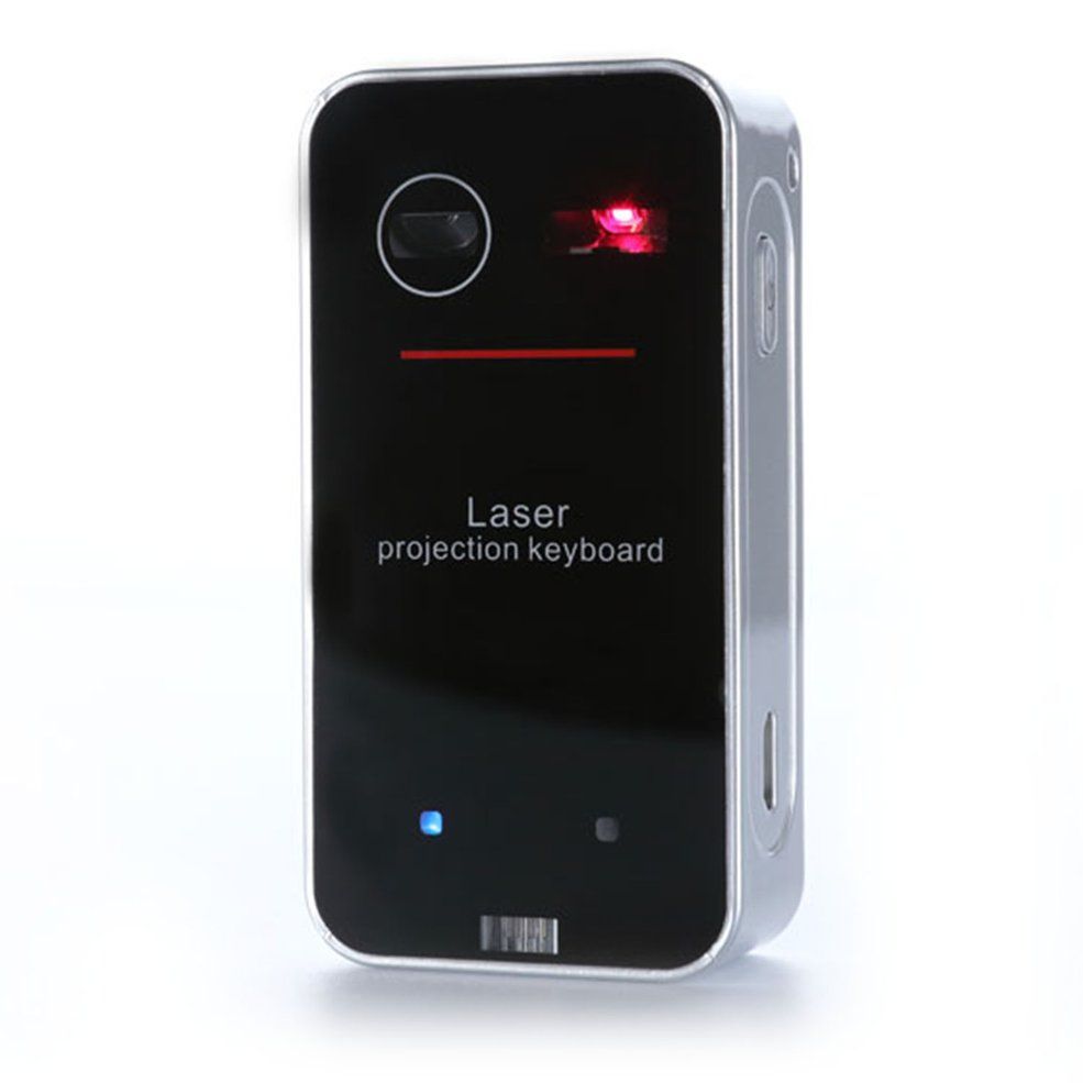 KB560S Laser Projection Wireless Keyboard Virtual Keyboard With Mouse Function-black