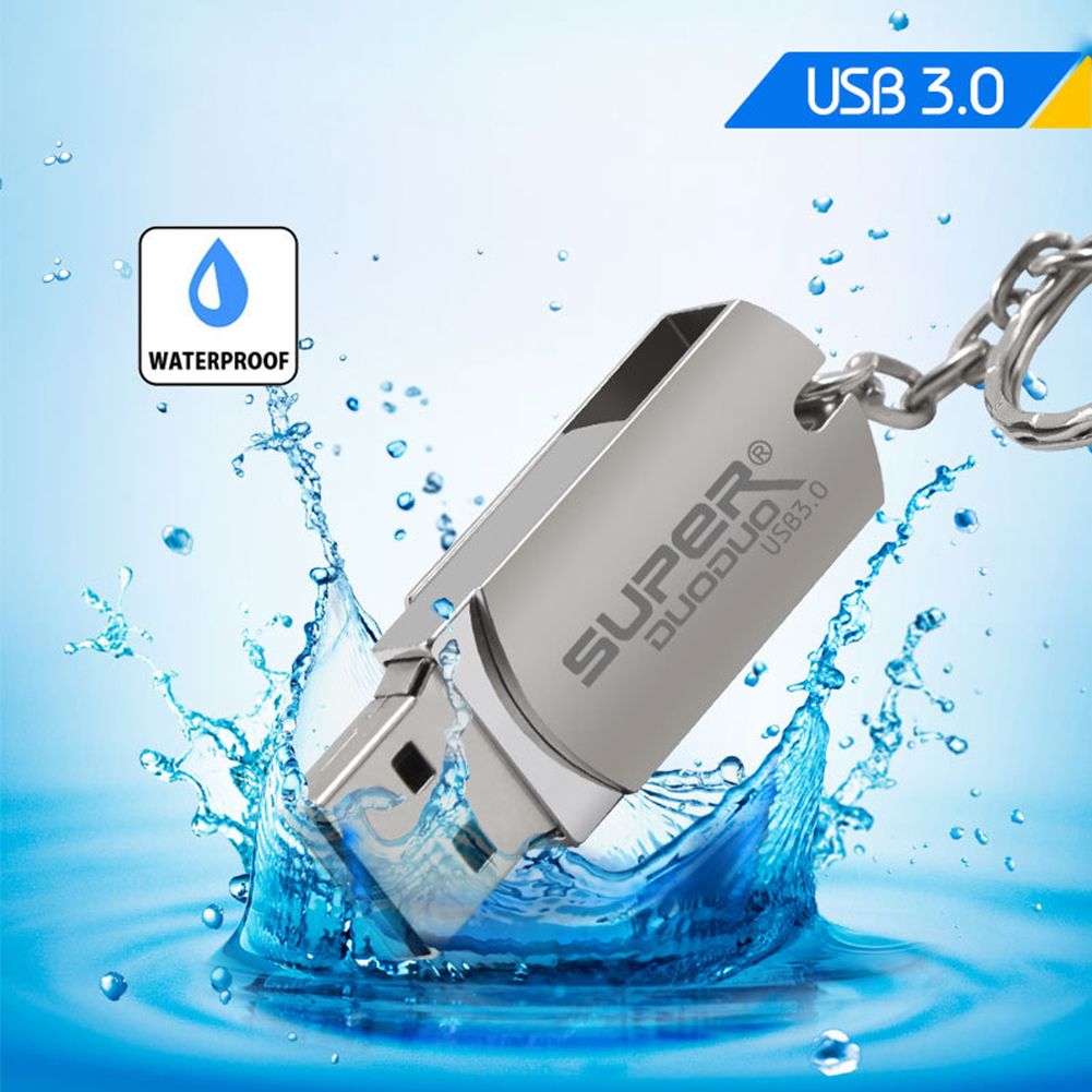 4/8/16/32/64GB Metal Swivel USB 3.0 Flash Drive U Disk Memory Stick Keyring