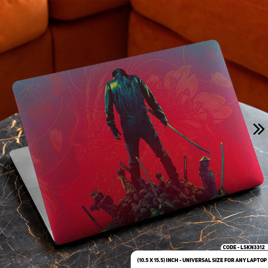 LSKN3312 - Digital Fantacy Anime Cartoon Art Illustration Laptop Skin Decal Sticker For Any Kind of Laptop Waterproof Removable Laptop Sticker (10.5X15.5) - Handy Commodity