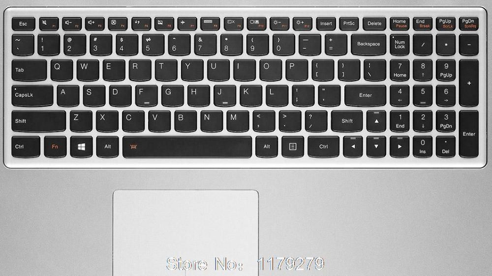 2014  design Silicone Keyboard Protector Skin Cover for IBM Lenovo IdeaPad Z50 Z710 G50-30 G50-70 G500 Flex 2 U530 G510 Y50
