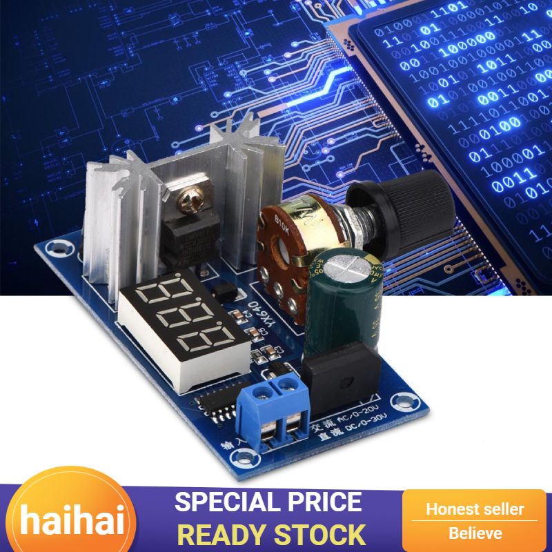 LM317 Adjustable Voltage Regulator Power Supply Module Digital Display