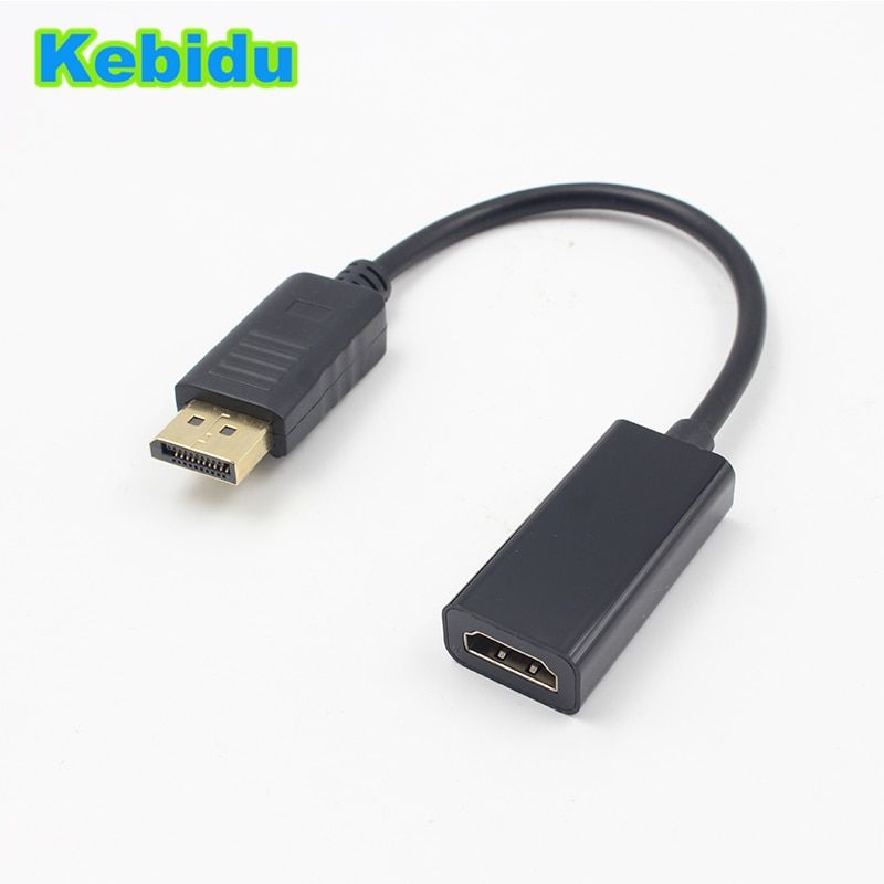 DisplayPort to HDMI-compatible HDTV Cable Adapter DP to HDMI-compatible Adapter Converter New Male to Female 1080P