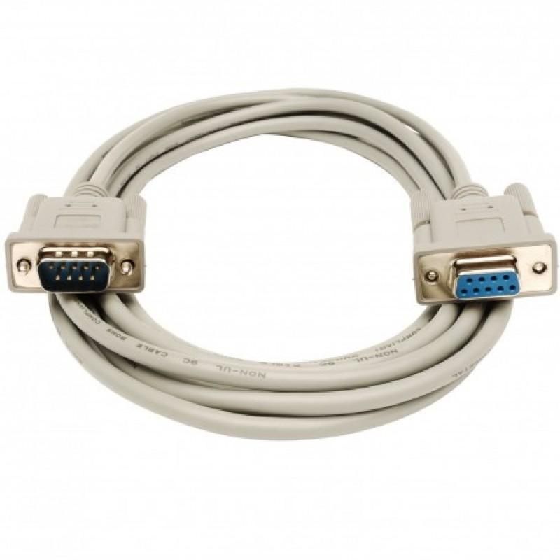 1.5M Serial RS232 9-Pin Male To Female DB9 9-Pin PC Converter Extension Cable