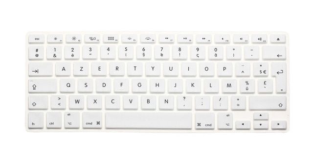 For Mac Book Pro air 13" 15" 17" retina 13 French UK/EU Franch Silicone Soft color (2pcs) AZERTY Keyboard Cover Skin For Macbook
