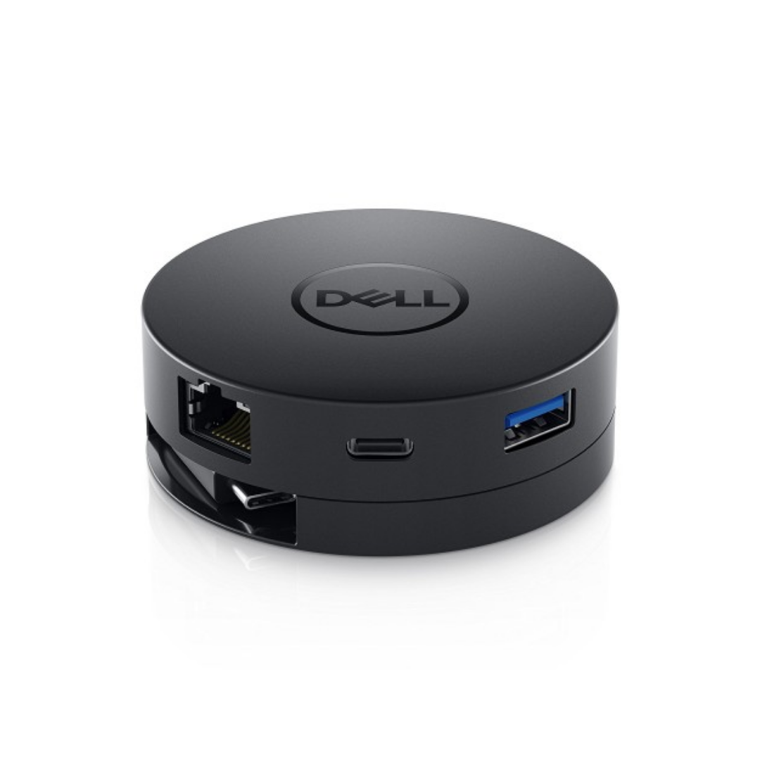 Dell DA300 USB-C to HDMI/VGA/DP/Ethernet/USB-C/USB-A - SNP Black Mobile Adapter