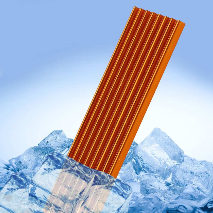 M.2 2280 Cooling Fin PCIE SSD Solid State Drive High-Speed Aluminum Alloy Heatsink Ultra-thin 70x22x3mm