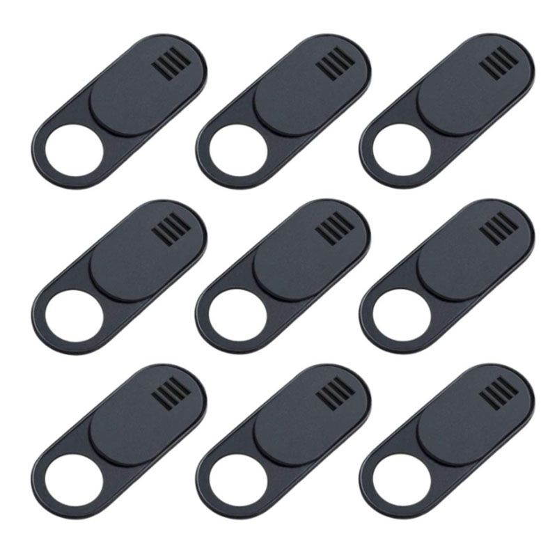 9PCS Webcam Cover Slide, Ultra Thin Round Hole Camera Cover Slide Blocker for Computer MacBook Pro IMac PC