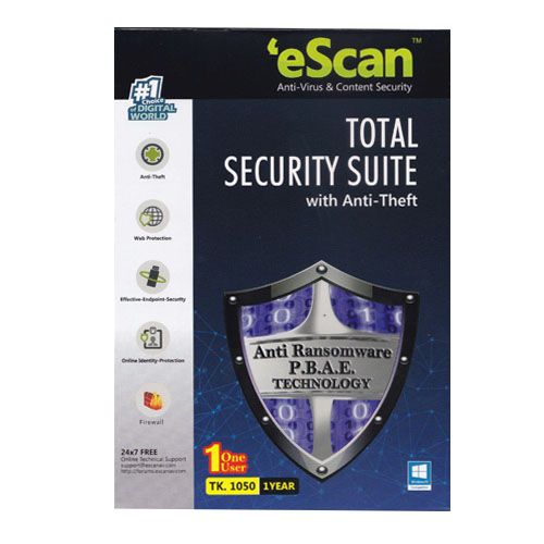 escan total security (1 User-1 Year)