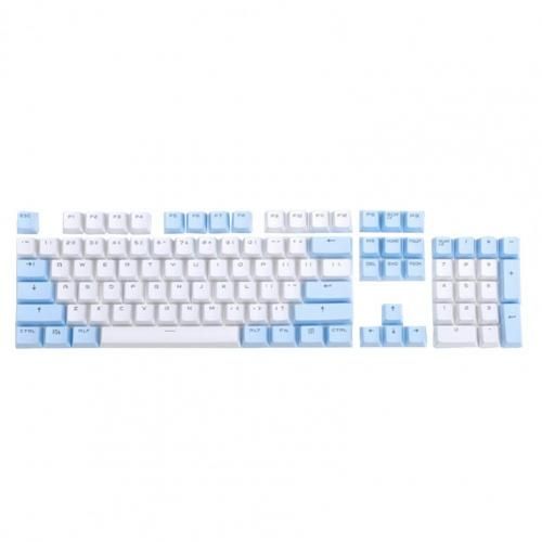 est 104Pcs Dual Colors Backlight Keycaps Replacement Kit Accessory for Cherry/Kailh/Gateron/Outemu Switch Mechanical Keyboard