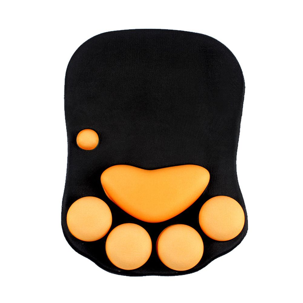 Cute Wrist Mouse Pad Waterproof Silicone 3D Paw Mousepad Wrist Cushion Support