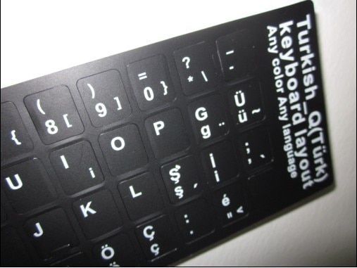 2 pcs/lot Spanish Espanol Arabic English Farsi Turkish BR Hebrew Russian French Aribic Italian THAI Keyboard Stickers Alphabet