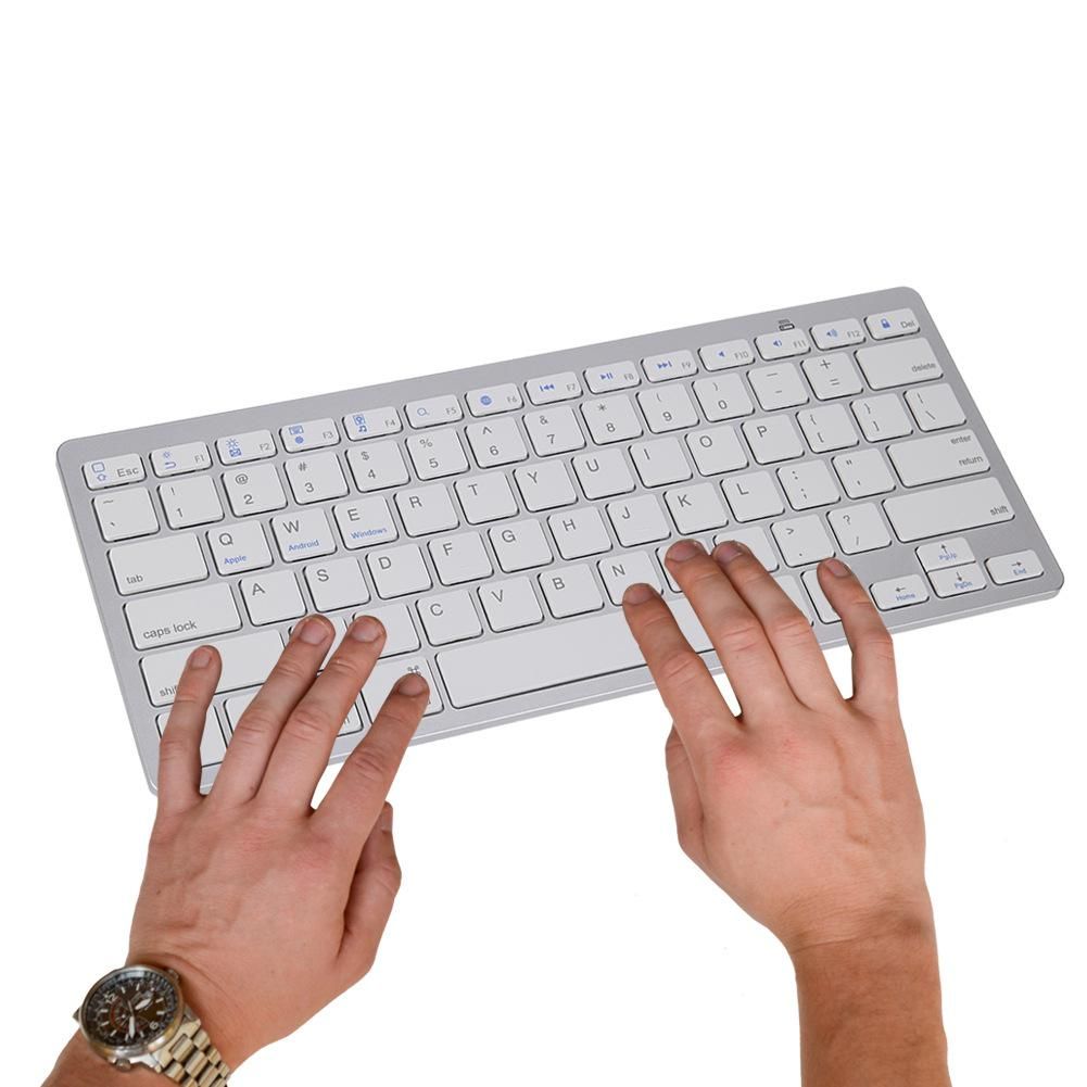 Wireless Gaming Keyboard Ultra thin design Computer Game Universal Bluetooth 3.0 wirelessKeyboard for Windows 2000/NT/XP