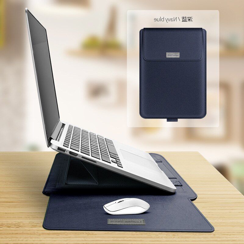 Foldable PU Leather Bag For Macbook Pro 13 15 Air 13 11 Case 15.6 Inch Sleeve Shell For McBook Pro 13 Protector Pouch 2020