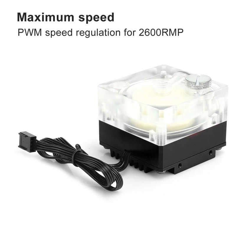 G1 / 4 Thread DC12V Computer Water Cooling Pump 2600RMP for PWM Speed Control HG