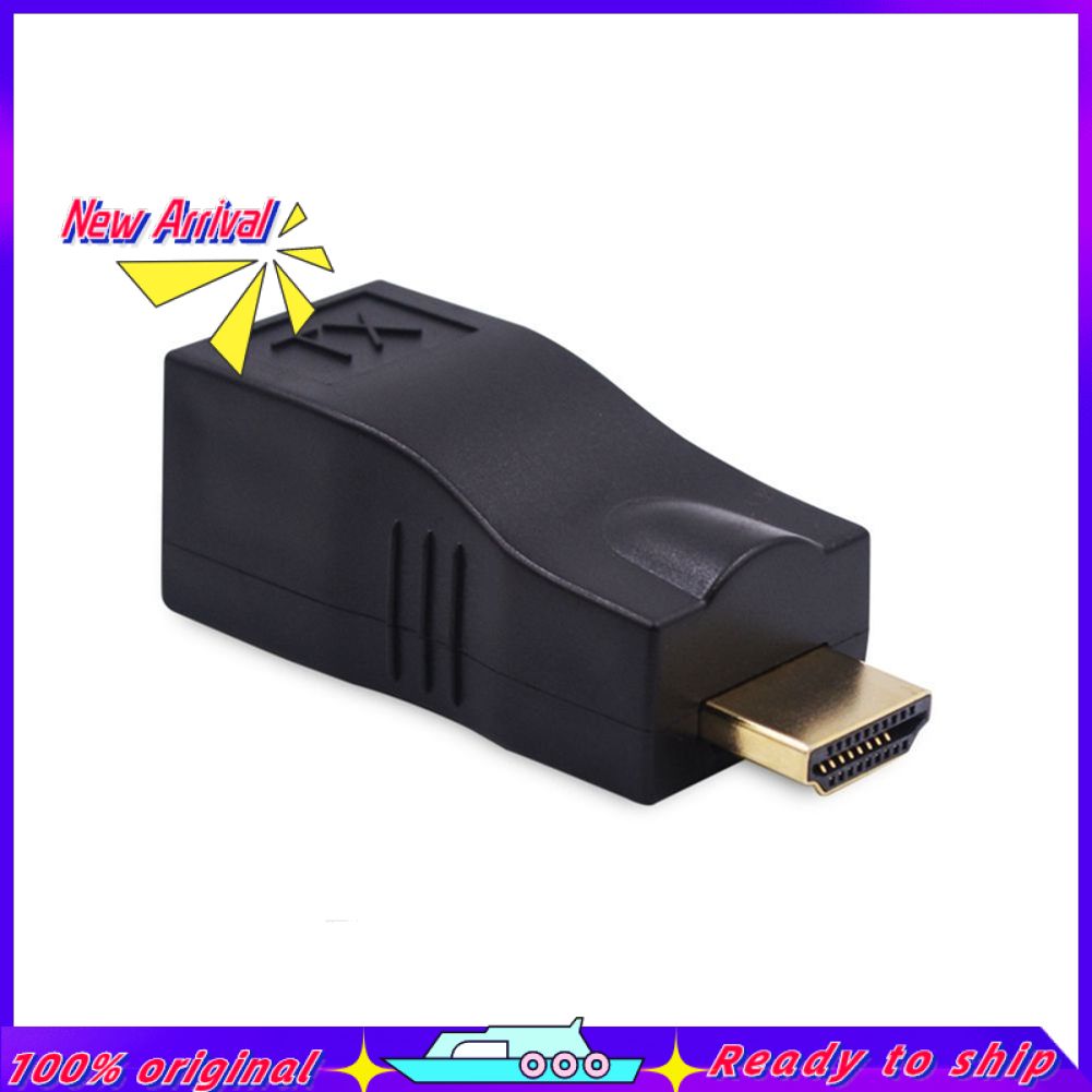 DOONJIEY 4K 3D HDMI-compatible Extender to RJ45 over Cat-5e/6 Network LAN Ethernet Adapter