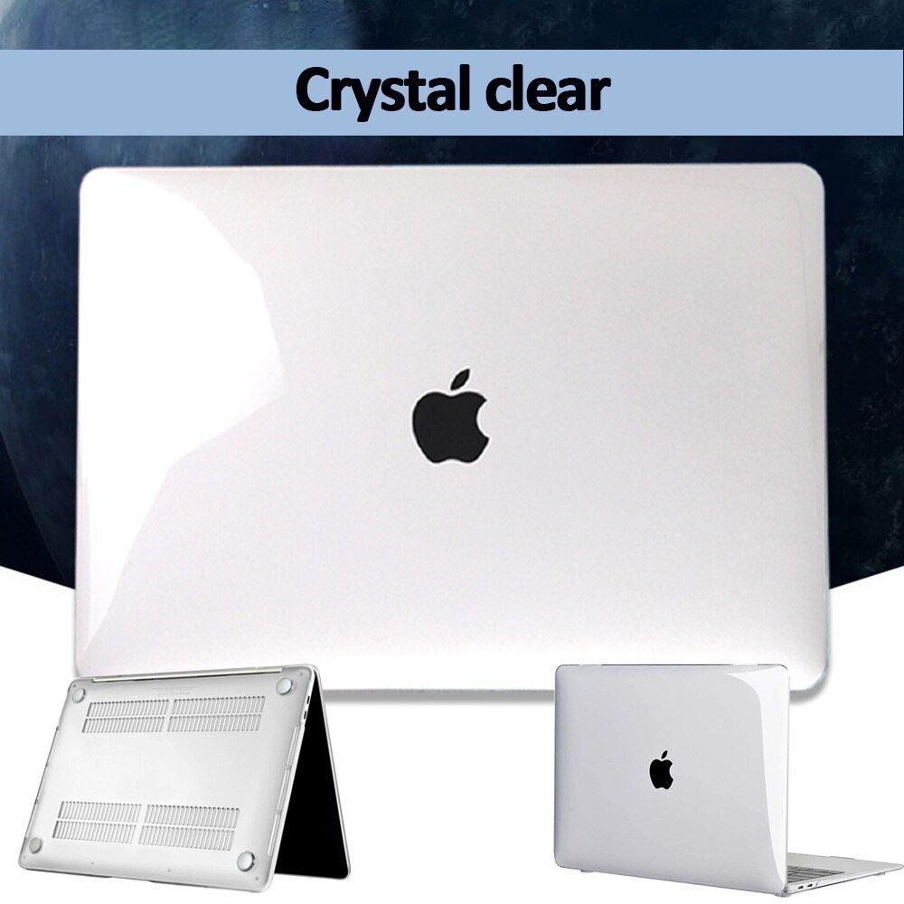 Laptop Case for Apple MacBook Pro 13"/15"/16" /Air 11"/13"/Macbook 12" A1534 /Macbook White A1342 Clear Crystal Protective Shell