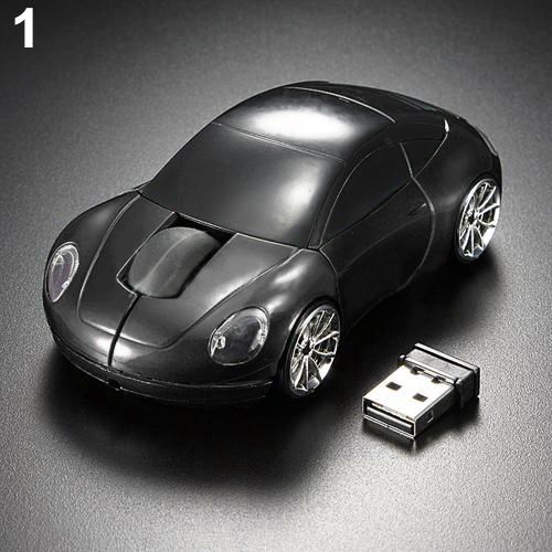 Racing Car Shaped 2.4GHZ Wireless Optical Mouse/Mice USB 2.0 For PC Laptop