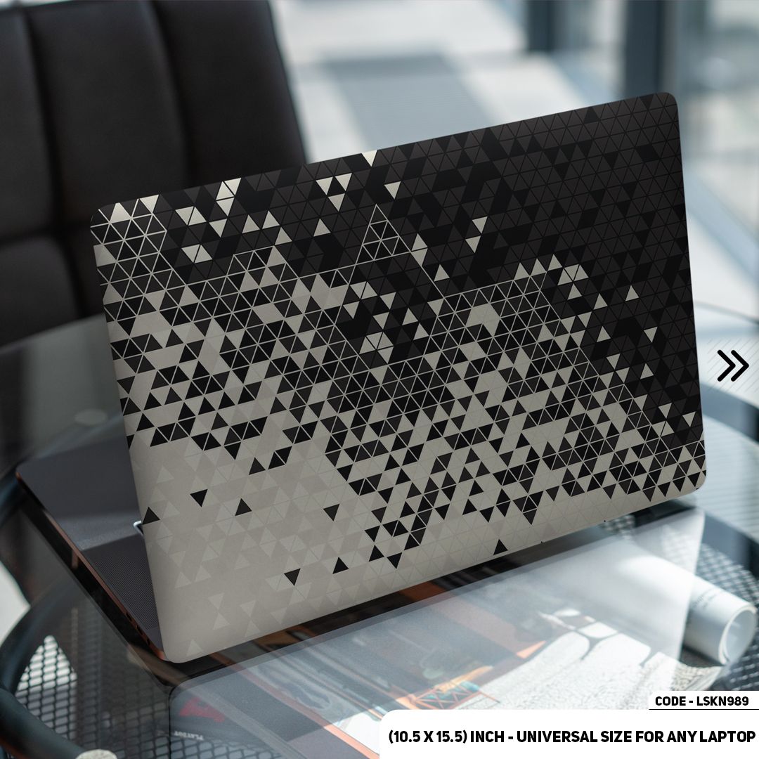 LSKN989 - Geometric Shape Seamless Pattern Laptop Skin Decal Sticker For Any Kind of Laptop Waterproof Removable Laptop Sticker (10.5X15.5) - Handy Commodity