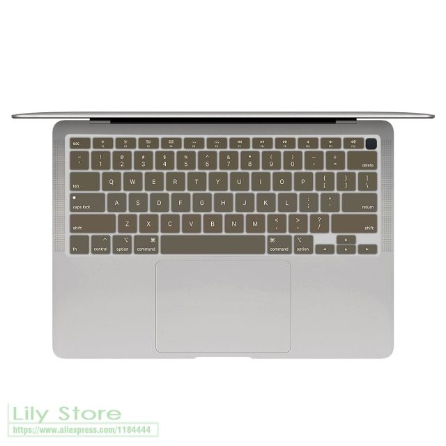 English Keyboard Skin Cover  Laptop Keyboard Protector for MacBook Air 13 2020 A2179 Touch ID 2020 A 2179 Release Silicone