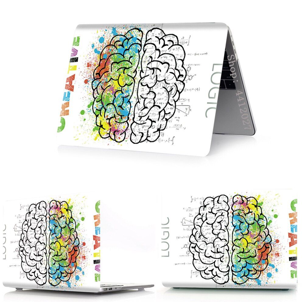 CASE For Macbook  Air Pro 13 15 Touch bar Laptop Case For Mac Book Air Pro Retina 11 12 13 15 16 Inch brain Hard Cover
