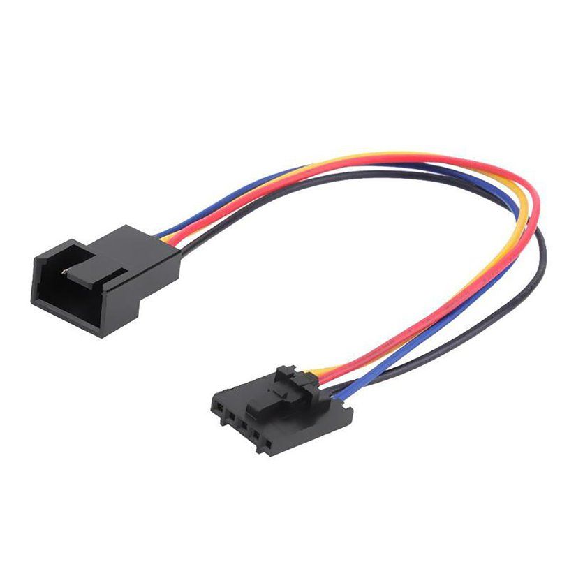 5Pin to 4Pin Fan Connector Adapter Converter Extension Cable Wire