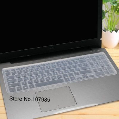 17.3 inch Waterproof Silicone Notebook Laptop Keyboard Cover Skin For Dell Inspiron 17 5000 5767 5758 5748 5759 INS17U-2748
