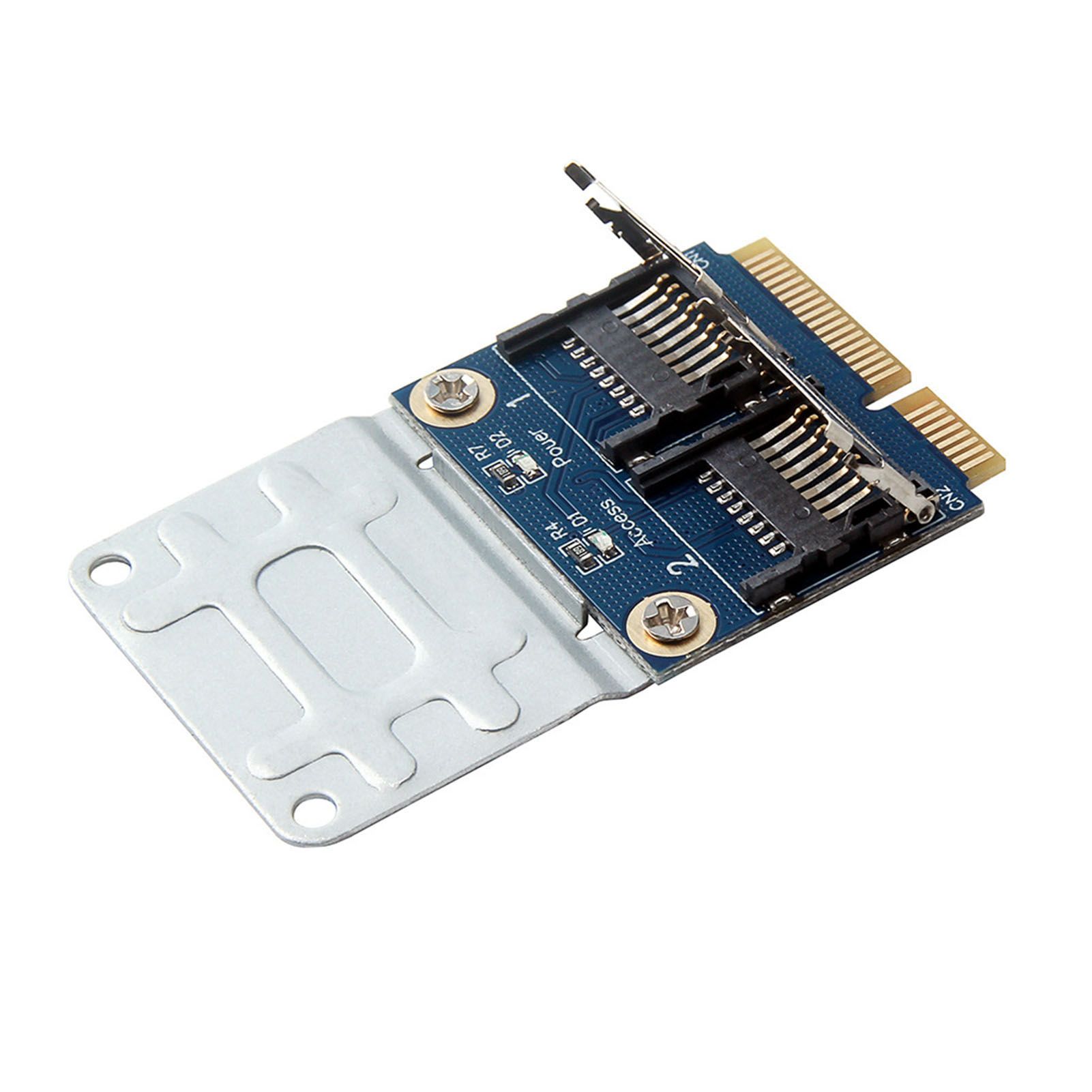 Memory Card Reader High-speed Transmission ni PCI-E to Dual TF Card Expansion Card