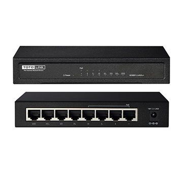 TOTOLINK SW804P 8-Port 10/100Mbps Ethernet Switch with 4-Port PoE