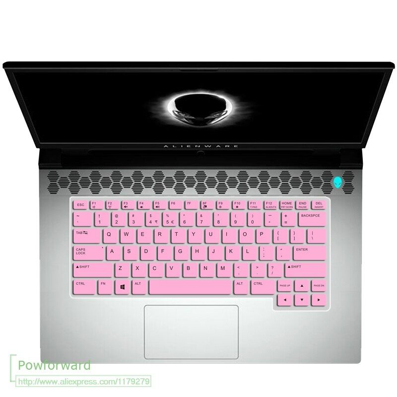 Silicone Keyboard Cover protector skin For Dell Alienware M15 R2 OLED 15.6'' / Dell Alienware M17 R2 17.3'' 2019 2020