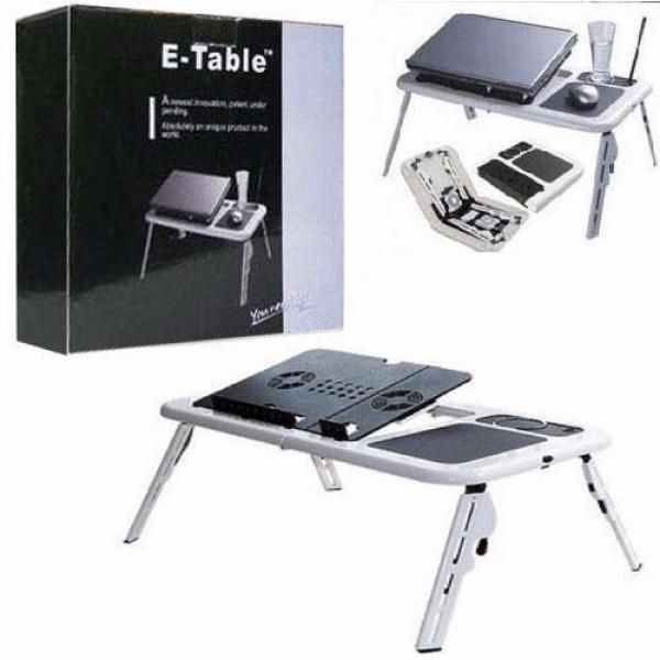 Portable Laptop Table Desk, Adjustable Height E-Table