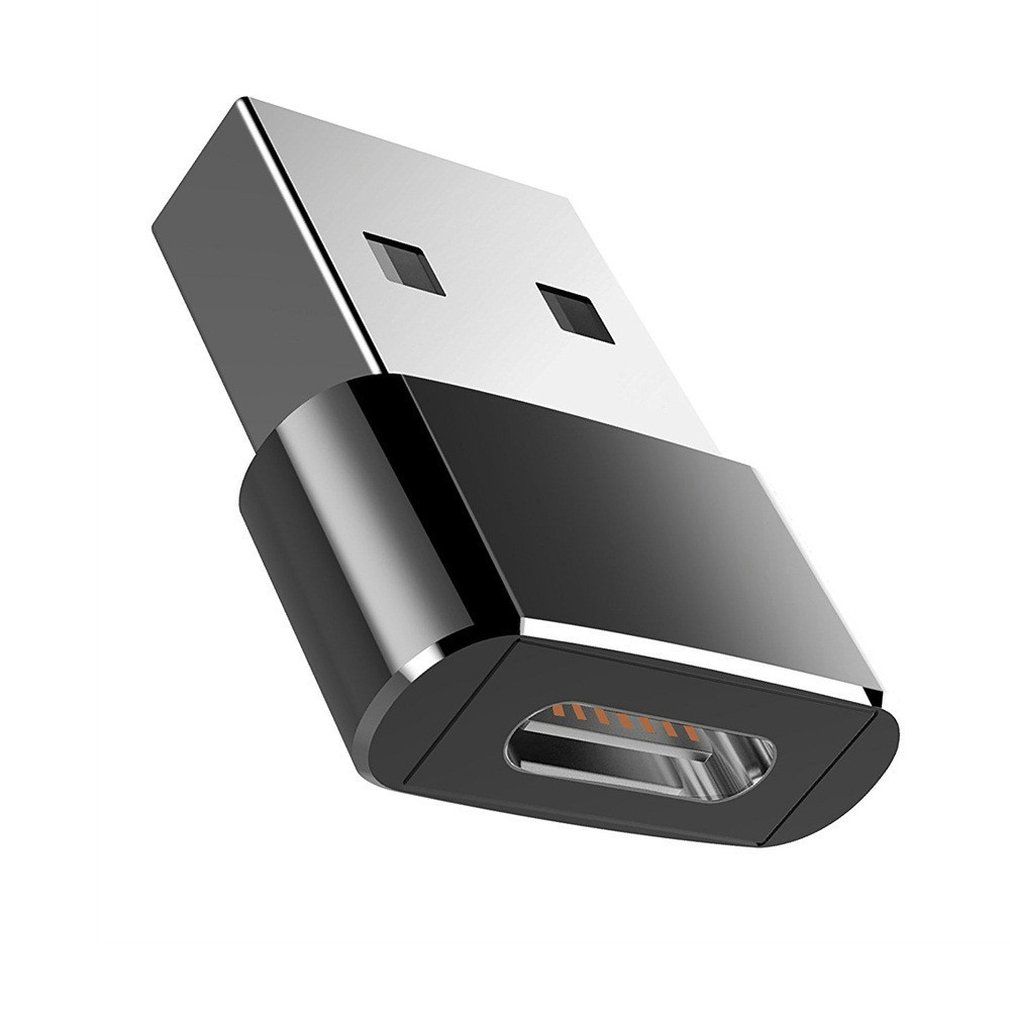 Adapter Usb 2.0 Male To Female Type C Otg Usb 2.0 A Adapter Usb C Converter Black