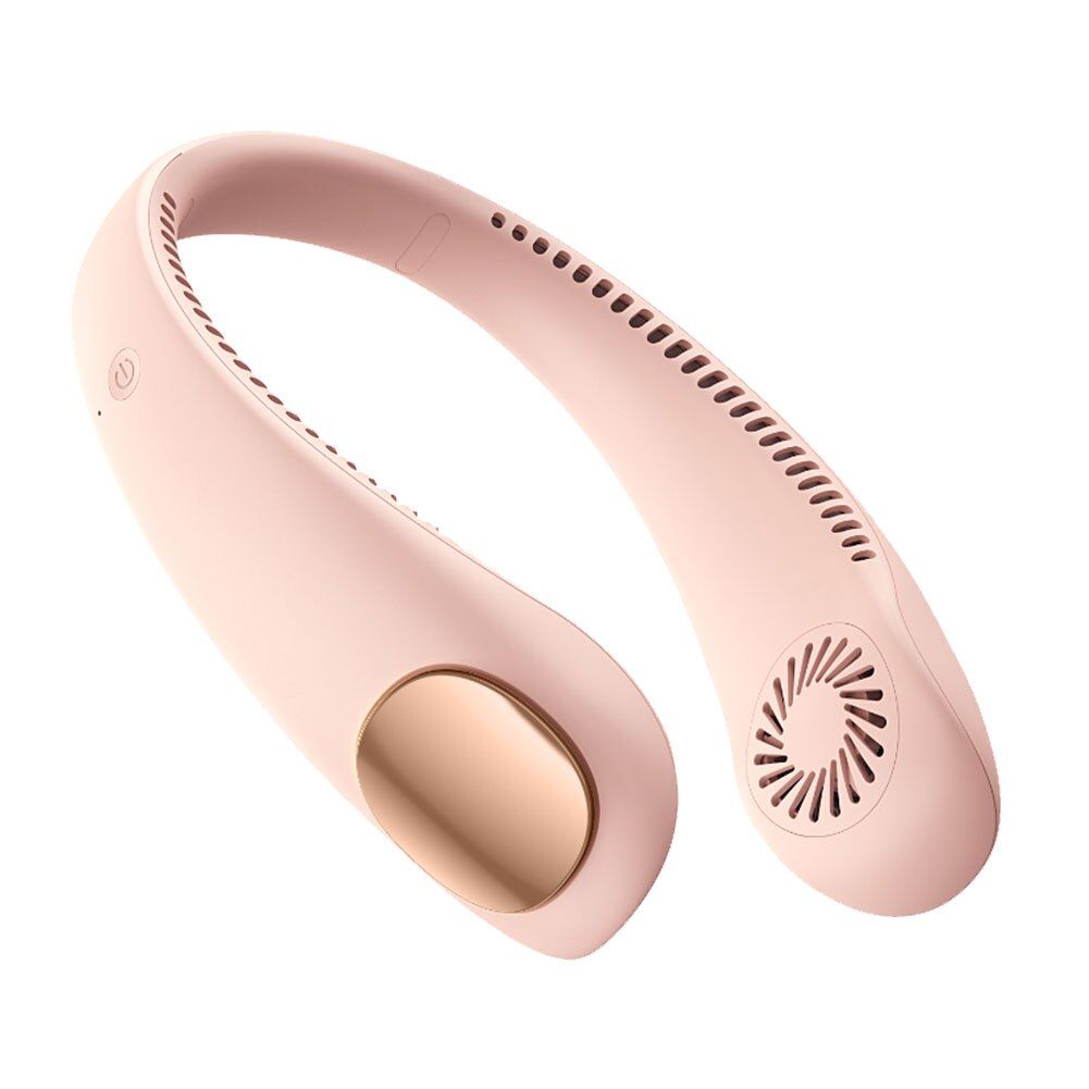 Mini Hanging Neck Fan 3 Speed Adjustable Mute Outdoor Office Cooling Fan USB Rechargeable Summer Hands-free Fans Air Cooler Fan