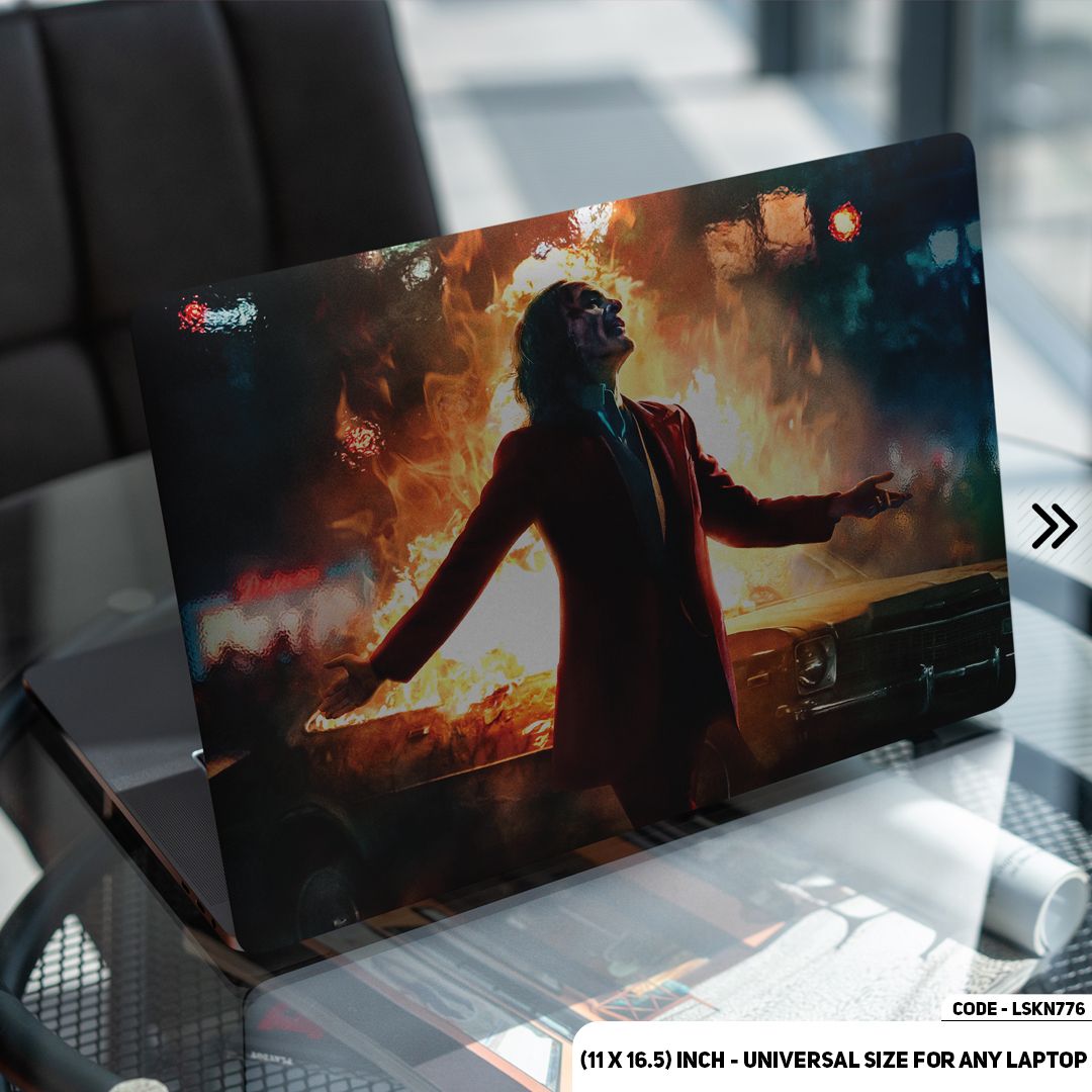 LSKN776 - JOKER Laptop Skin Decal Sticker For Any Kind of Laptop Waterproof Removable Laptop Sticker (10.5X15.5) - Handy Commodity