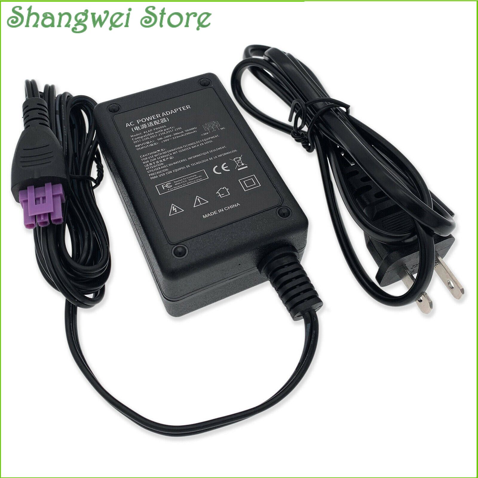 Power Supply Adapter Cord For HP Deskjet 2512 2514 3000 3050 3050A Printer