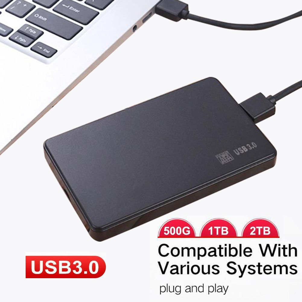 500GB/1/2T Portable USB 3.0 External Storage Mobile Hard Disk Drive for Laptop